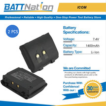 2 X Bp-217 7.4V 1400 Mah Li-Ion Battery For Icom Ic-80Ad 91A 91Ad T90 T90A - £72.75 GBP