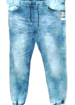 Buffalo by David Bitton Men&#39;s Light  Blue Denim Pants Jogger Jeans Size ... - £58.81 GBP