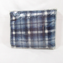 Ralph Lauren Skating Party Plaid Navy Twin Fitted Sheet - $42.00