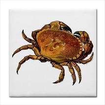 Red Crab Crustacean Sea Life Art Backsplash Decorative Border Ceramic Cr... - $15.14