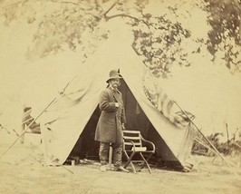Union Major General Ambrose Burnside Uniform Tent 8x10 US Civil War Photo - £6.93 GBP