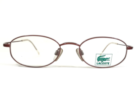 Vintage Lacoste Eyeglasses Frames LD 8301 E073 F979 Matte Burgundy 48-18... - $74.59