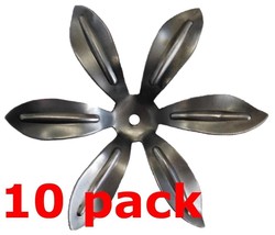 Metal Stampings Pressed Stamped Flowers Petals Plants Decor .020&quot; Thickn... - $14.52