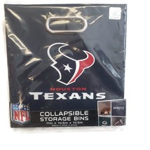 Franklin NFL Houston Texans Storage Container Cube Collapsible Bin 11 x 10.5 - £12.44 GBP