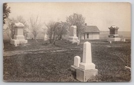 Gladbrook Iowa Badger Hill Cemetery Smith Benson Families Graves Postcard B30 - £15.80 GBP