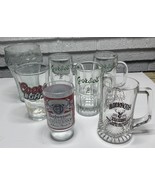 7 VTG Beer Mug Bar Glass Lot Buckhorn Denver Gordos Coors Budweiser Coca... - €21,06 EUR
