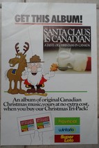 Santa Claus Is Canadian 1981 Vintage Poster LP Promo Ontario Lottery 17*... - £20.03 GBP