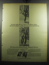 1974 Alvin Lee &amp; Mylon LeFevre On the Road to Freedom Album Advertisement - £14.53 GBP