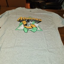 NEW AQUAMAN T Shirt Mens SIZE XL DC COMICS GRAY, looks new no tags - $9.70
