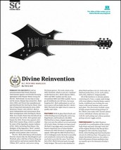 B.C. Rich MKS Warlock guitar review 2-page 2016 soundcheck article print - £2.99 GBP