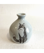 Ceramic SKT Fox Pottery Bud Vase 3 1/2&quot; H - €30,31 EUR