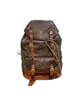 FAykes Leather Vintage Backpack Large Capacity Carry on Knapsack Rucksack for Me - £195.35 GBP