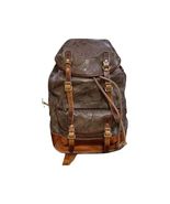 FAykes Leather Vintage Backpack Large Capacity Carry on Knapsack Rucksac... - £195.35 GBP