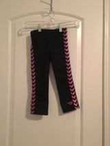 1 Pc Pony Toddler Girls Black &amp; Pink Athletic Jogging Track Pants Size Size 3T  - £37.29 GBP
