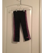 1 Pc Pony Toddler Girls Black &amp; Pink Athletic Jogging Track Pants Size S... - £37.24 GBP