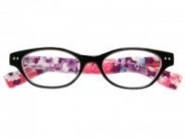GL2107PPL +1.5 Audrey Black &amp; Purple Retro Reading Glasses - £12.44 GBP
