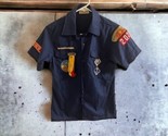 BSA Boy Scouts Of America Uniform Shirt Youth Size 14 Blue ShortSleeve w... - $21.78