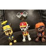 Paw Patrol Action Pack Pups LIFEGUARD 3 Figures Chase Zuma Marshall + Packs - $21.78