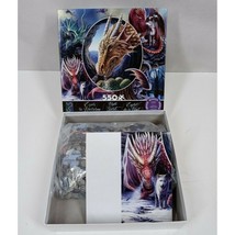 CEACO Night Spirit Fantasy Dragon Puzzle 550 Pieces &amp; Bonus Poster Compl... - $16.82