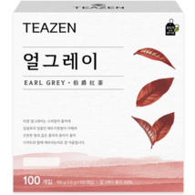 Teazen Earl Gray Black Tea, 1.6g, 100pieces, 1Pack - £30.75 GBP