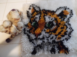Stuffed Tiger and Crochet Tiger Cub - £5.50 GBP
