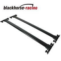 For Toyota 08-13 Highlander Black Roof Top Cross Bars Rail Rack Carrier - £44.13 GBP