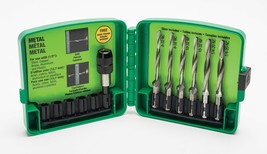 Greenlee Ldtapkit Drill/Tap/Countersink Set, Hss, 7 Pcs., 8-32 To 1/4-20 - £70.26 GBP