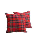 2 Pack Christmas Plaid Decorative Throw Pillow Covers Scottish Tartan Cu... - $394.30 MXN