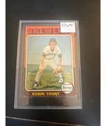 1975 Topps Robin Yount HOF Rookie Card #223 Milwaukee Brewers SS (RC) Tr... - $47.49