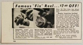 1949 Print Ad Fix Spinning Fishing Reels Automatic &amp; Manual New York,NY - £6.97 GBP