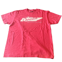 Christie&#39;s Cookies Unisex Large Red Nashville Tennessee Logo TShirt Tee Top - £3.94 GBP