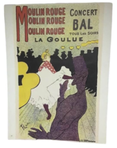 Toulouse-Lautrec Moulin Rouge Poster Print Ball Concert Cancan French Theatre - £15.49 GBP