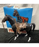 Marx Johnny West Black Thunderbolt Horse #2061B w/ Original Box, &amp; Acces... - $178.28 CAD