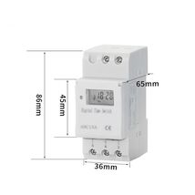 Digital LCD Programmable Weekly Timer 220V 30A Time Relay Switch Din Rai... - $15.99