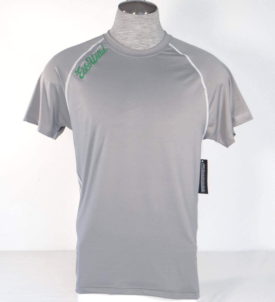 Ecko Unltd Moisture Wicking Gray Short Sleeve Body Fit Tee Shirt Men&#39;s NWT - $20.24