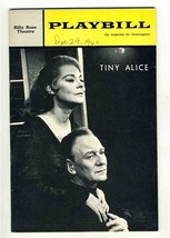 Playbill Tiny Alice Premiere Performance John Gielgud 1964 Irene Worth - £21.94 GBP