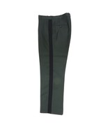 NEW Mens Class A OFFICER Serge Green US Army Dress Pants W/BLACK BRAID A... - €67,33 EUR