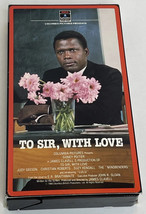 To Sir, With Love (VHS, 1982) Sidney Poitier Rare Columbia Gatefold Release - £10.93 GBP