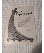 Delco Equipped  Vtg Print Ad 1917. The Dayton Engineering Laboratories C... - $150.34 MXN