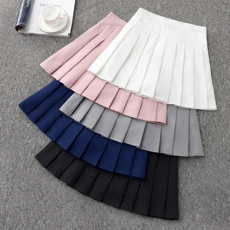 Sporting Preppy Style Summer Girl A-line Mini Pleated Skirt Aesthetic Fashion Wo - £39.91 GBP