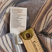 American Eagle Outfitters Classic Fit Men's White & Gray Stripes Shirt Sz Large  image 5