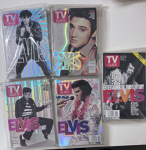 Elvis Presley Special Hologram Editions Tv Guide Magazines 2001 2000 Lot Of 5 - £28.21 GBP