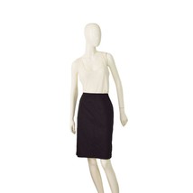 Calvin Klein Black Knee length Cotton Blend Pencil Skirt size 10 - $68.31