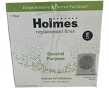 3 Pack Holmes Replacement Filter General Purpose E Filter Removes Air Po... - £24.41 GBP