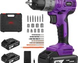 Burgarden Brushless Cordless Drill Set, 20V Compact Power Drill, With To... - $123.98