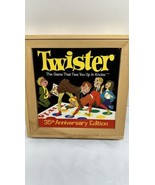 Twister Nostalgia Games 35th Anniversary Edition Wooden Box Complete 200... - $14.80