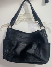Rosetti Women’s Black Purse Handbag 12” W X 9” H X 3.5” Deep 12” Handle - $9.49