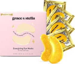 grace and stella Under Eye Mask (Gold, 48 Pairs) Eye Patch, - £34.73 GBP