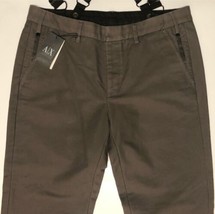 Armani Exchange Pants With Removable Suspenders, Men’s Size 36x32 Brown NWT!  - $72.75