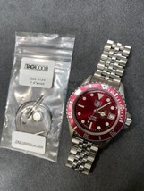  Rare Vintage TAG HEUER 1000 980.913 Red Dial 844 Type Dive Submarine Watch - $1,749.99